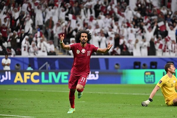 پیروزی یک نیمه ای قطر برابر تاجیکستان