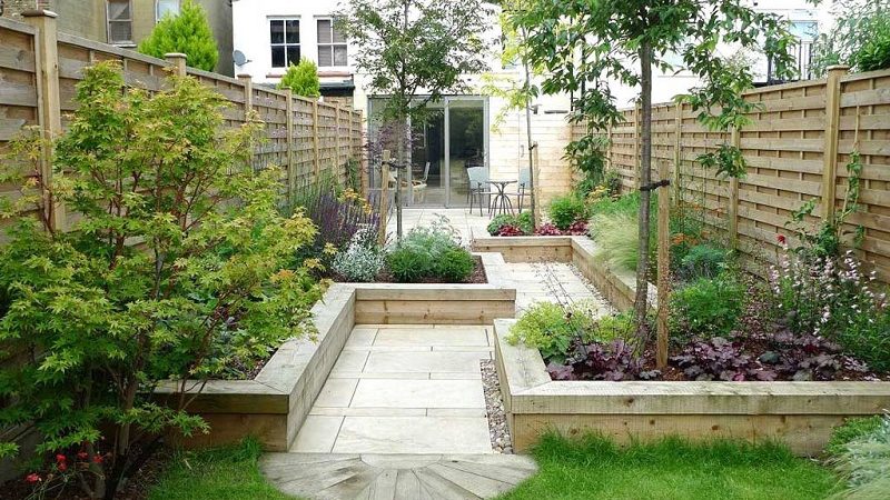 Ideas for a beautiful garden in the yard