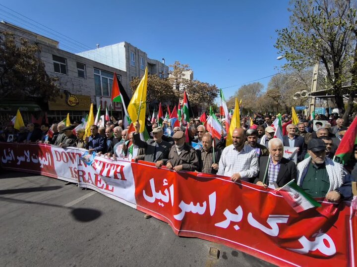 راهپیمایی روزقدس در زنجان آغاز شد