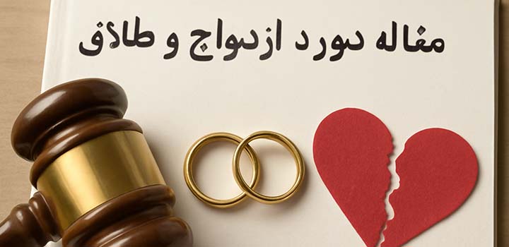 مقاله در مورد ازدواج و طلاق