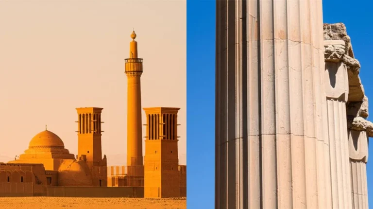 مقایسه آثار یونسکو یزد و شیراز: راهنمای کامل