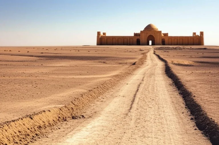 چگونه به کاروانسرای دیر گچین قم برویم؟ (راهنمای مسیر کامل)